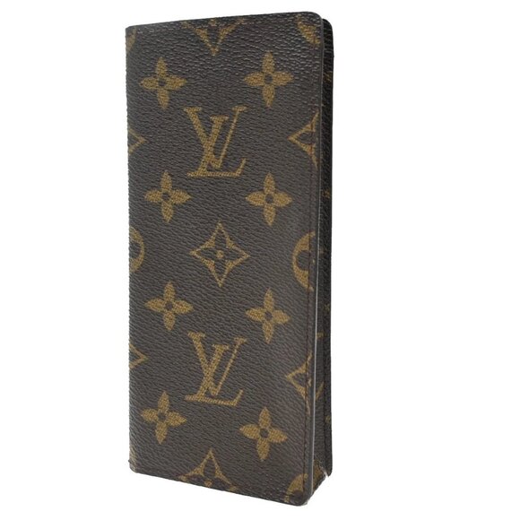 LOUIS VUITTON Etui Lunette Simple Glasses Case Monogram Leather 148-082725 - Picture 1 of 10